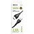 Кабель Borofone BX121 USB-MicroUSB, 1м (черный), в кор.