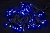 яяя Гирлянда Уличная "Нить-каучук" 10м синяя, 100LED, в кор.